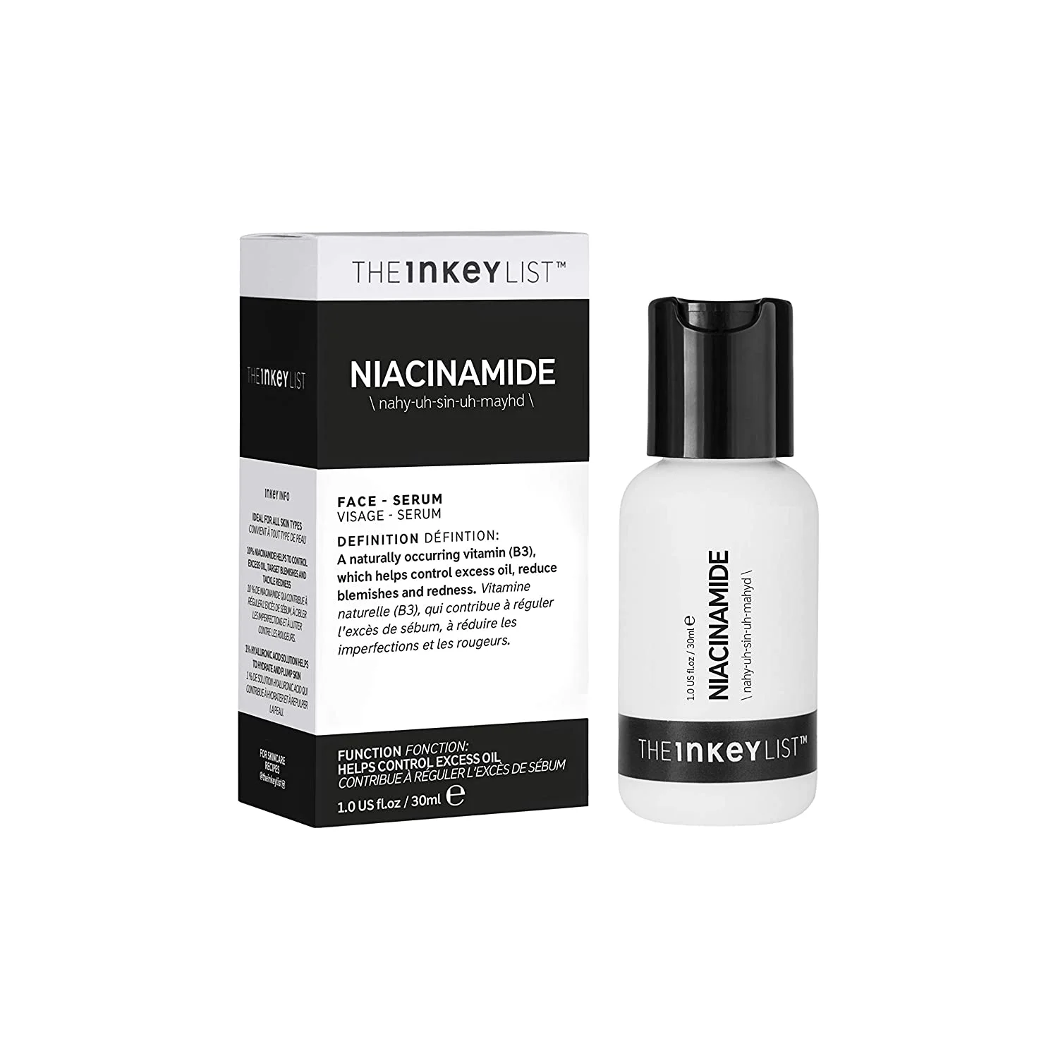 Tinh chất kiểu soát dầu nhờn và giảm mụn The INKEY List Niacinamide Oil Control Serum