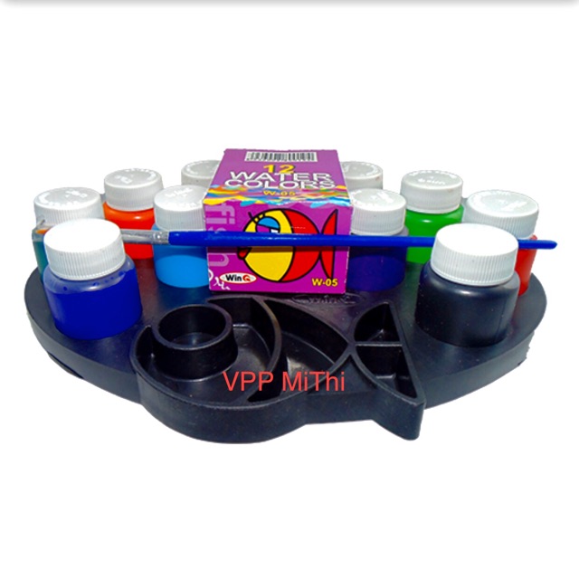 MÀU NƯỚC WINQ W-05 CON CÁ 12 MÀU