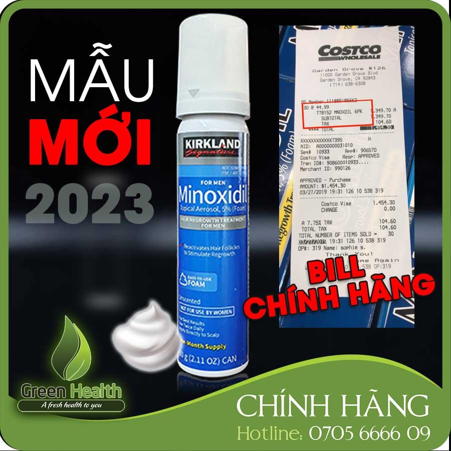 Minoxidil 5% Foam for Beard and Hair Growth