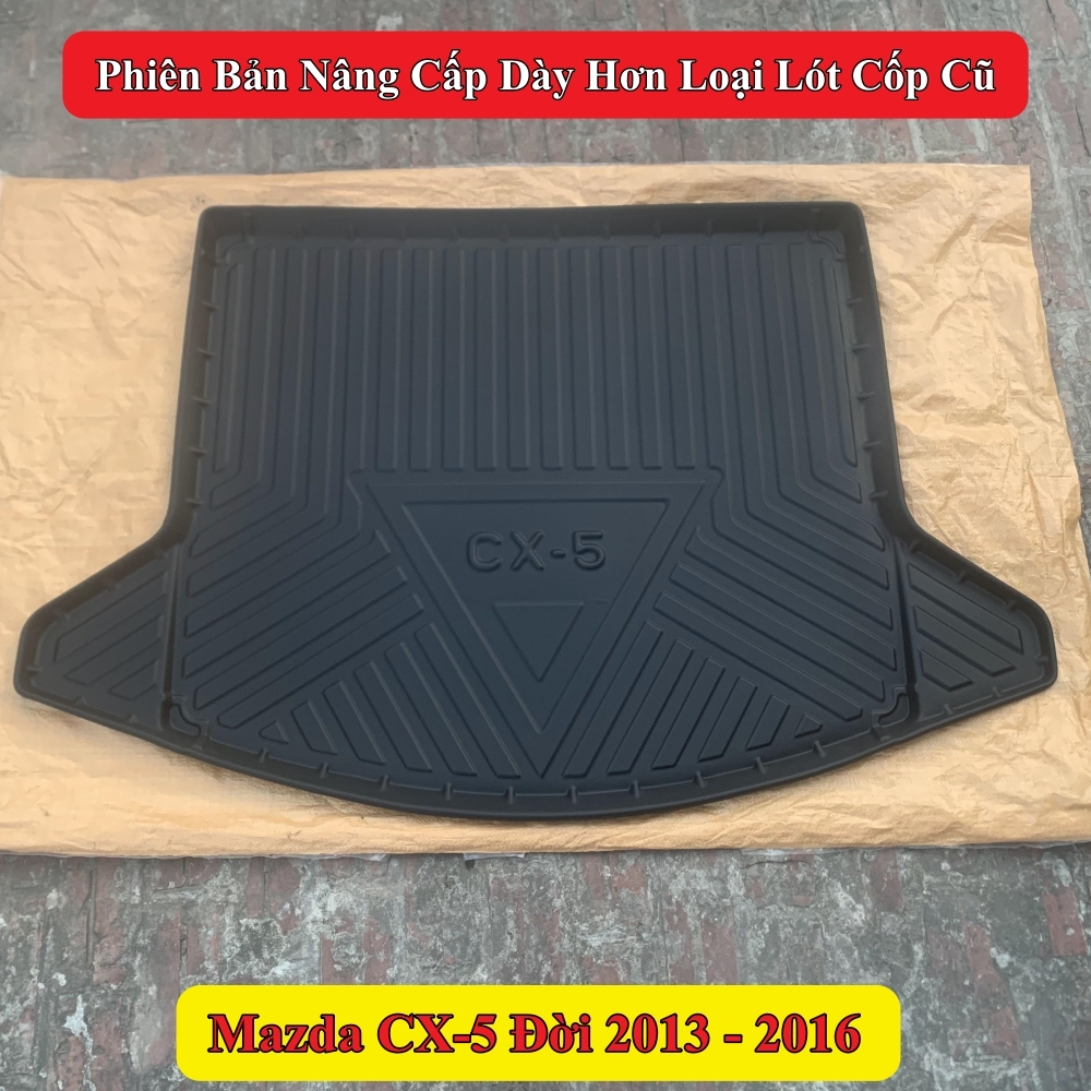 Lót cốp thảm cốp mazda cx5 đời 2013-2023 hàng loại dày