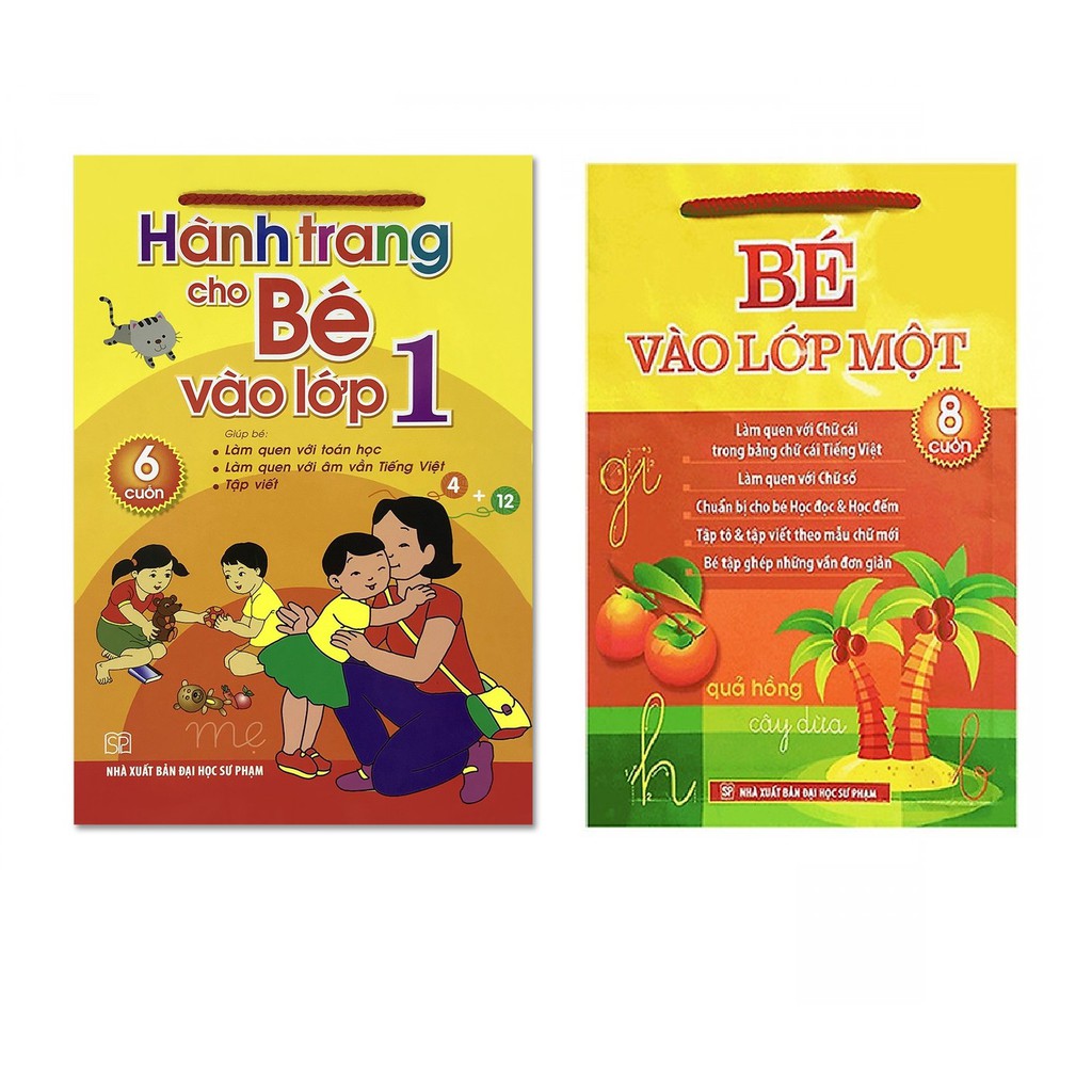 Combo Sách Chuẩn Bị Cho Bé Vào Lớp 1: Hành Trang Cho Bé Vào Lớp 1 (6 Cuốn) + Bé Vào Lớp 1 (8 Cuốn)