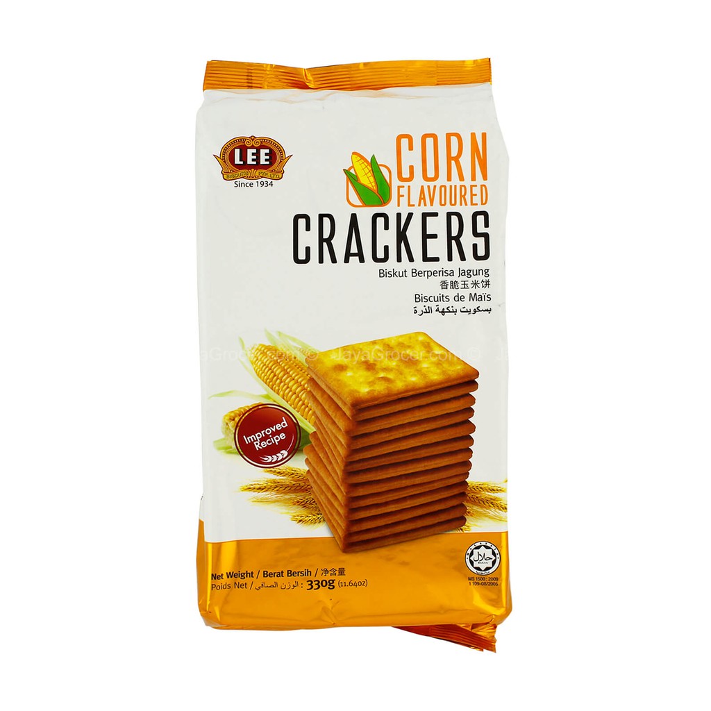 Bánh quy cracker lee corn 330g - 08900