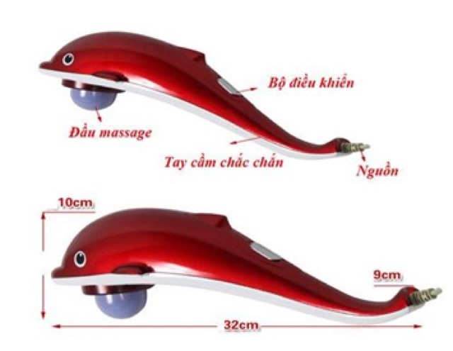 Máy massage cá heo Dolphin cầm tay