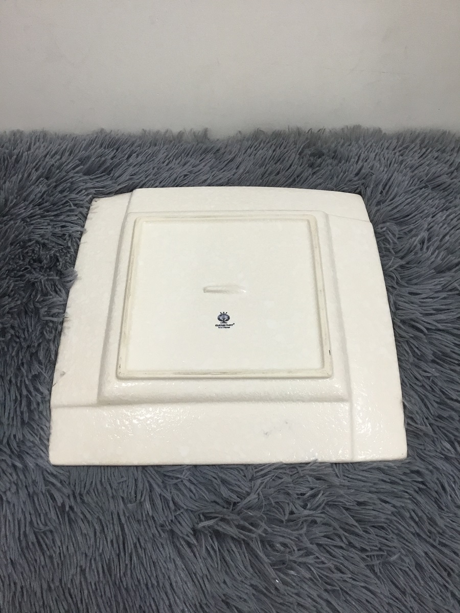 DĨA VUÔNG 29 CM - GỐM SỨ CƯỜNG PHÁT