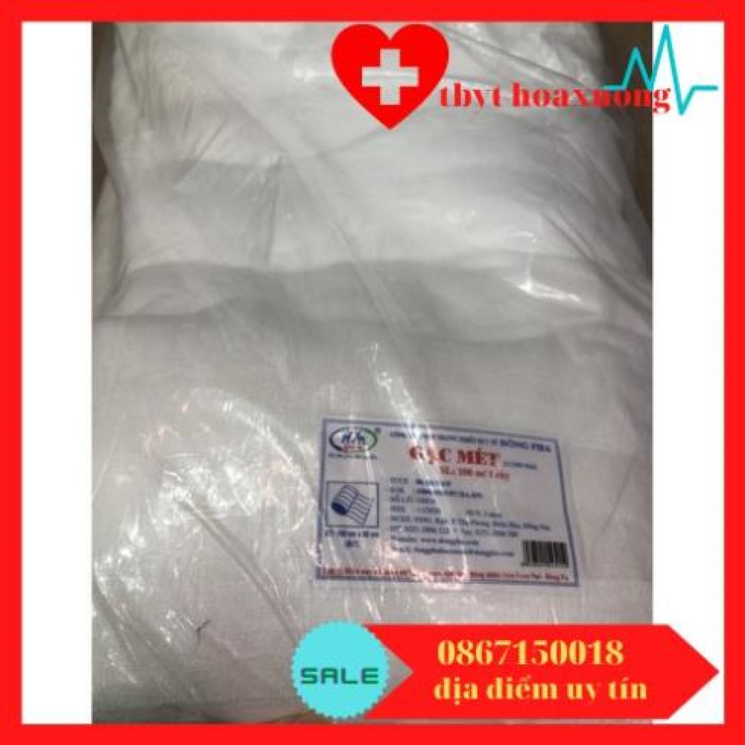 Gạc Mét y Tế -Gạc Mét [ Tệp 100 Mét ]
