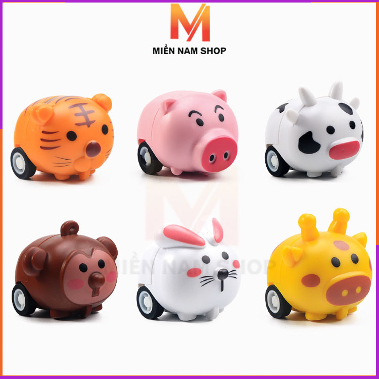 Đồ chơi xe thú mini chạy cót siêu đáng yêu cho bé