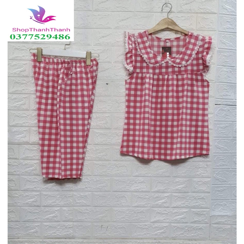 CARO lửng Lụa Đồ bộ mặc nhà Big Size ShopThanhThanh