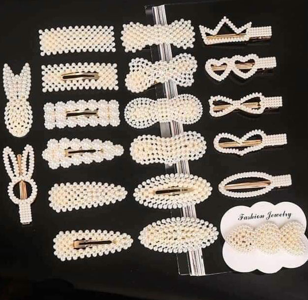 Set 20 Kẹp Tóc Ngọc Trai Hàn Quốc (kèm ảnh thật) - Kẹp Tóc Style Hàn