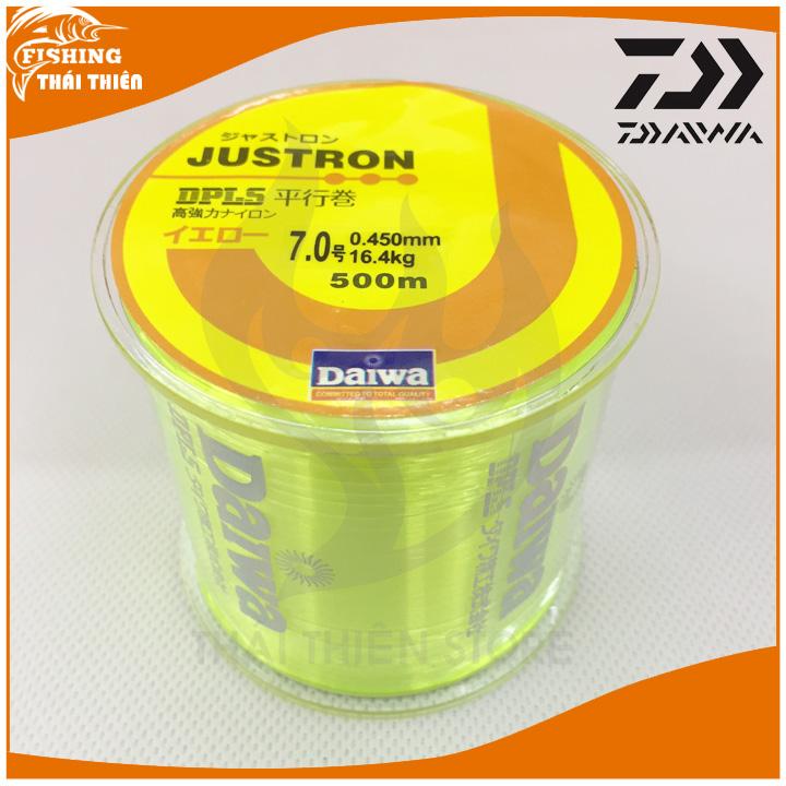 [HCM]Dây cước câu cá Justron vàng (Cuộn đủ 500m)