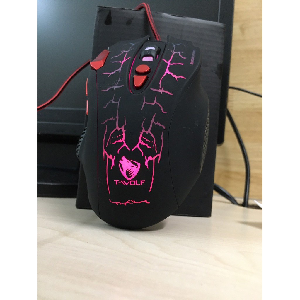 Chuột Máy Tính Mouse T - Wolf G550 Gaming Có Dây Cổng Usb