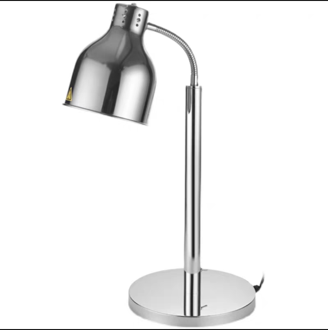 Stainless steel base buffet table dining lamp