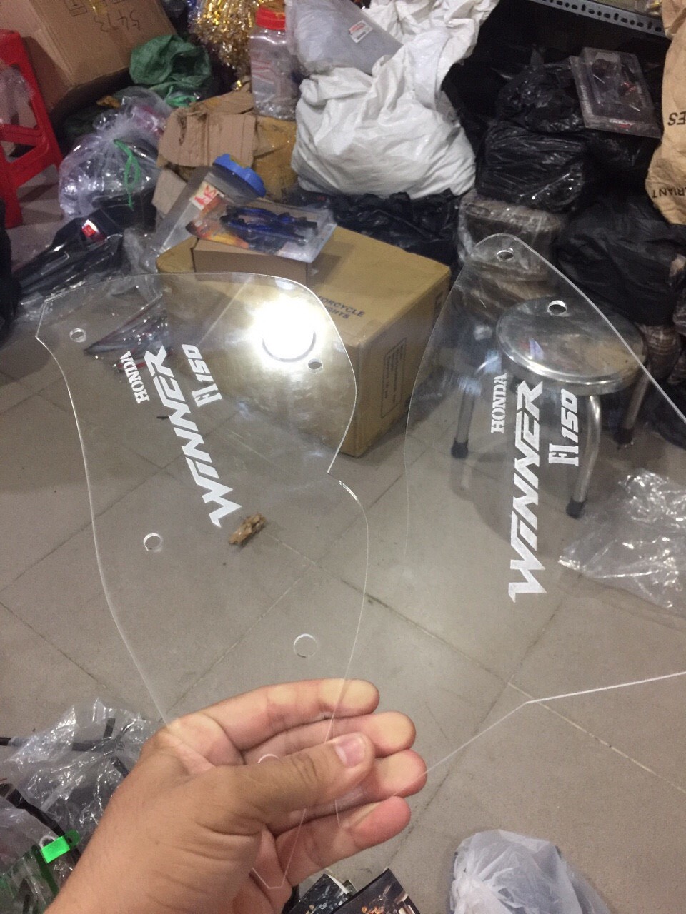 Ốp sườn mica satria winner winner x ex150