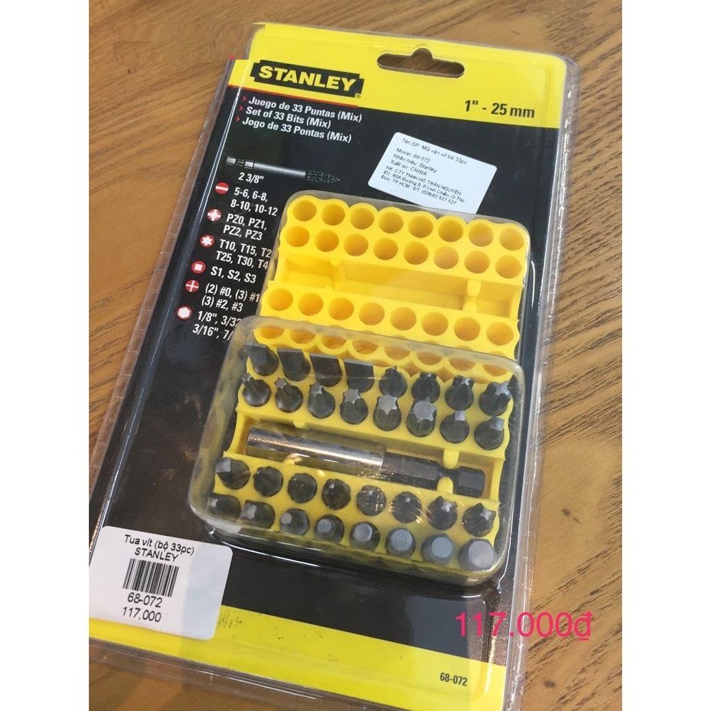 Bộ đầu vít 33 chi tiết Stanley 68-072