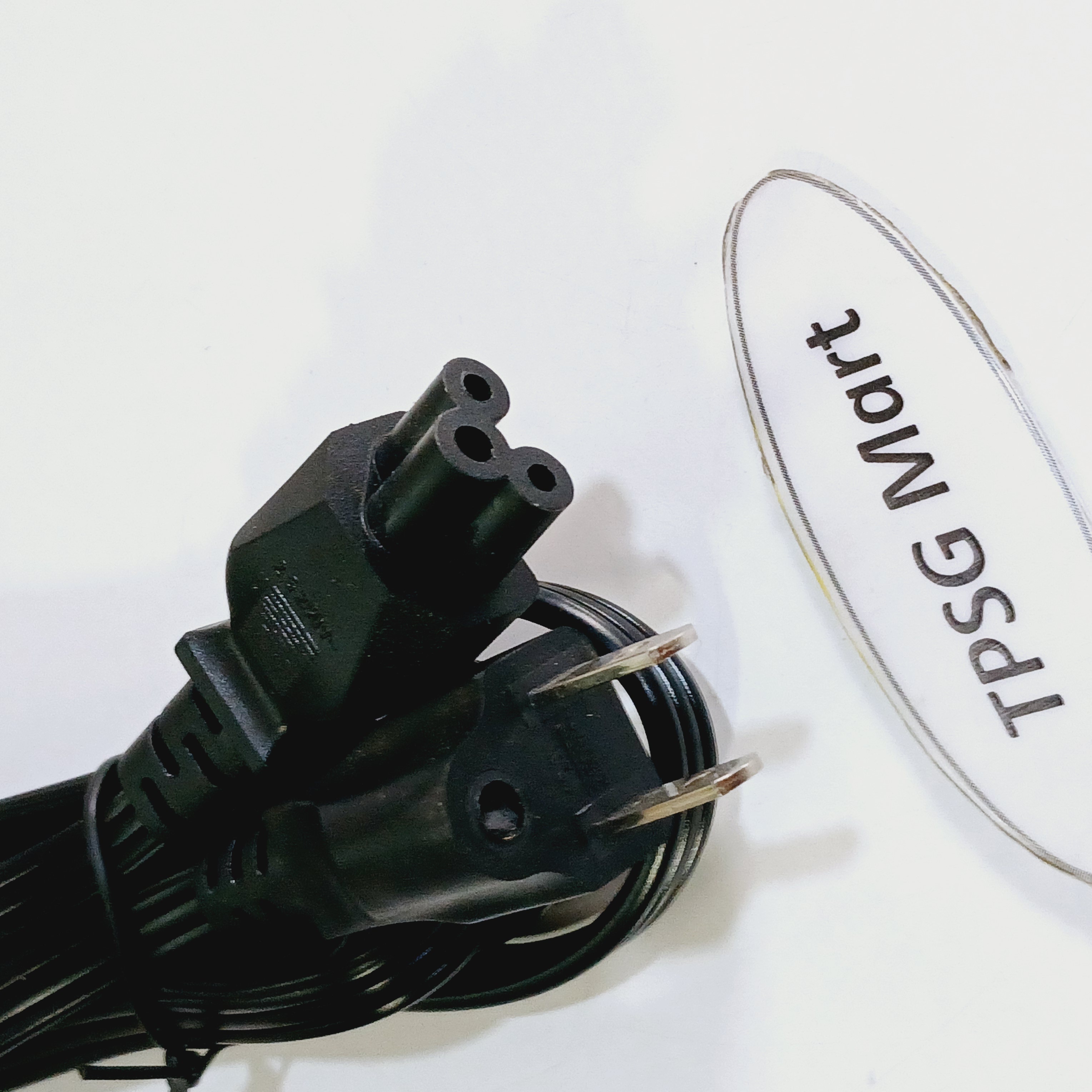 Cáp nguồn 3 lổ cho Adapter đầu cắm 3 lổ Hoa mai / Cáp Dẹp - Cáp Tròn (Cáp chất lượng)