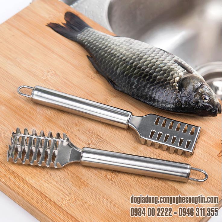 Dụng Cụ Lóc Vảy Cá - Đánh vẩy Cá Bằng Inox Siêu Bền