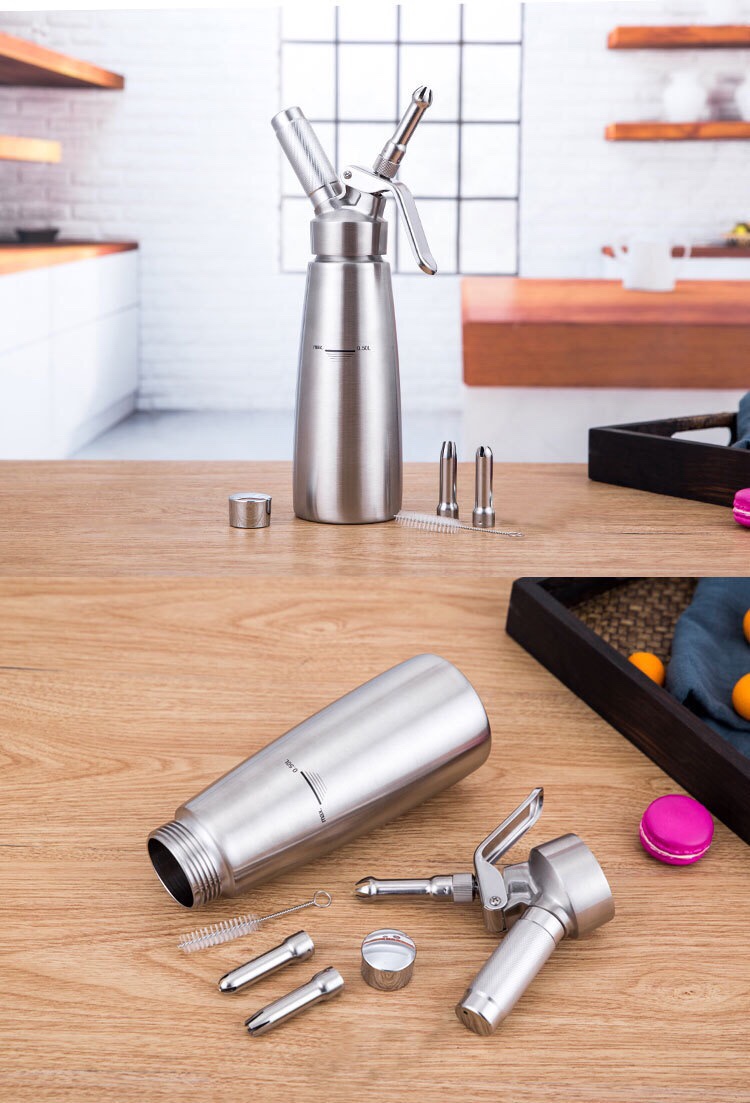 Bình Xịt Kem Tươi Cao Cấp Inox #304 [ Thép Không Gỉ ]