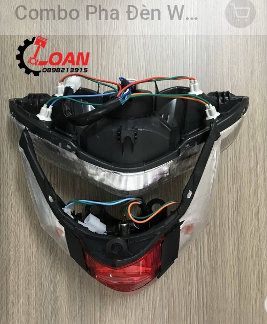 Combo pha đèn wave s110 - 2 món + đuôi bóng