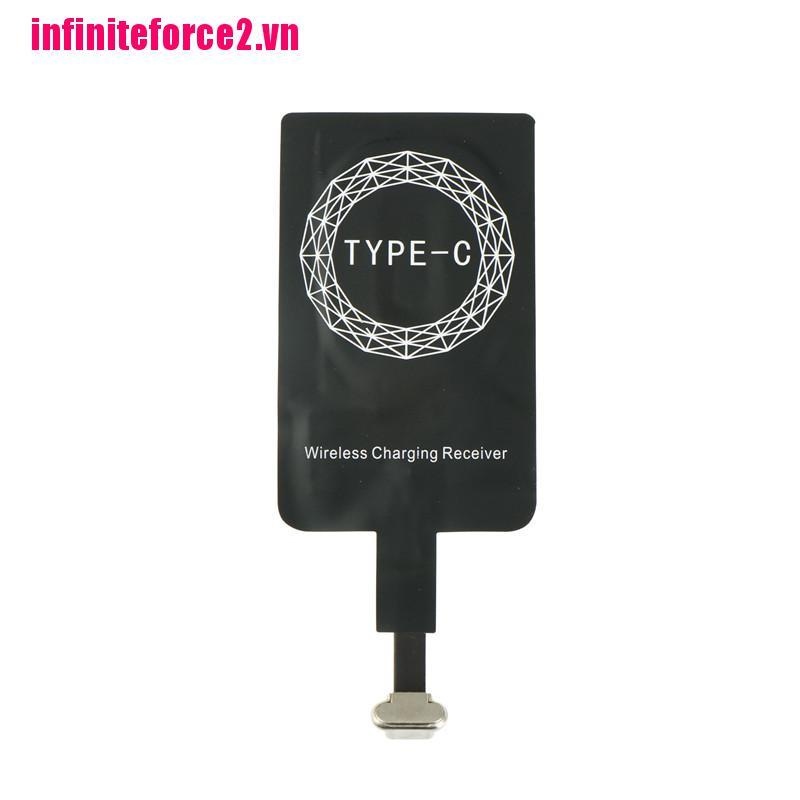 Miếng dán sạc không dây Qi Micro Usb Type-C 【SEP】