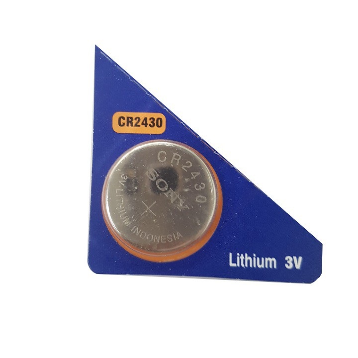 Pin Sony CR2430 lithium 3V (Pin CMOS) - Made in Indonesia