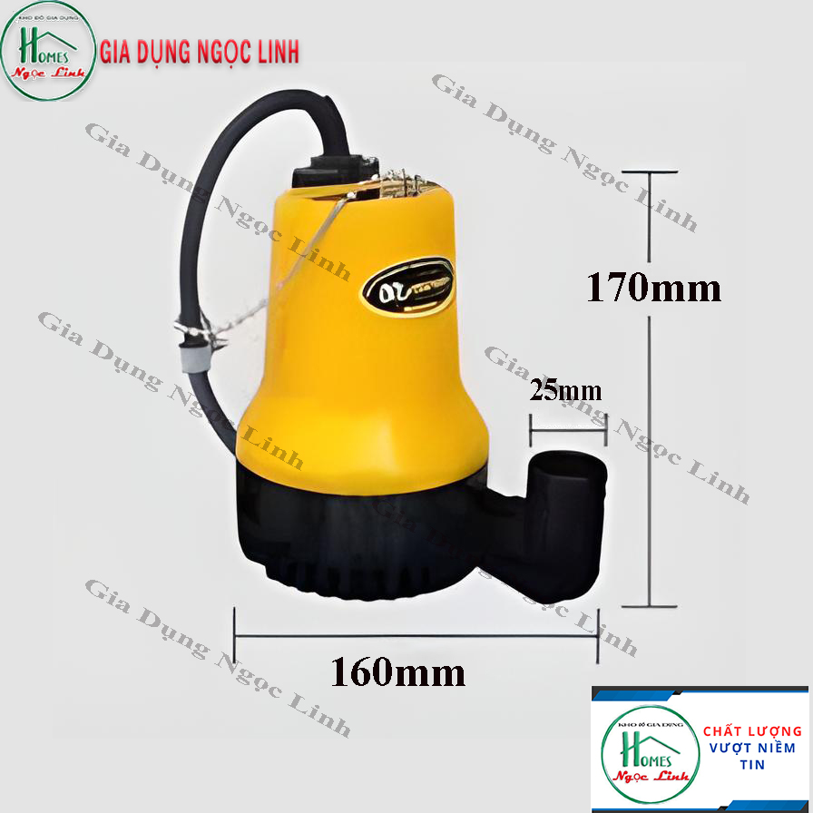 Bơm Chìm Vàng Lớn 12V