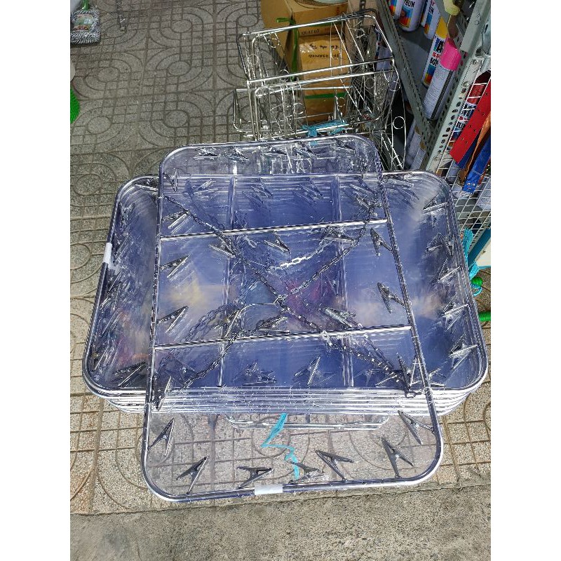 Móc dù inox phơi đồ trẻ em loại 28 móc - loại lớn