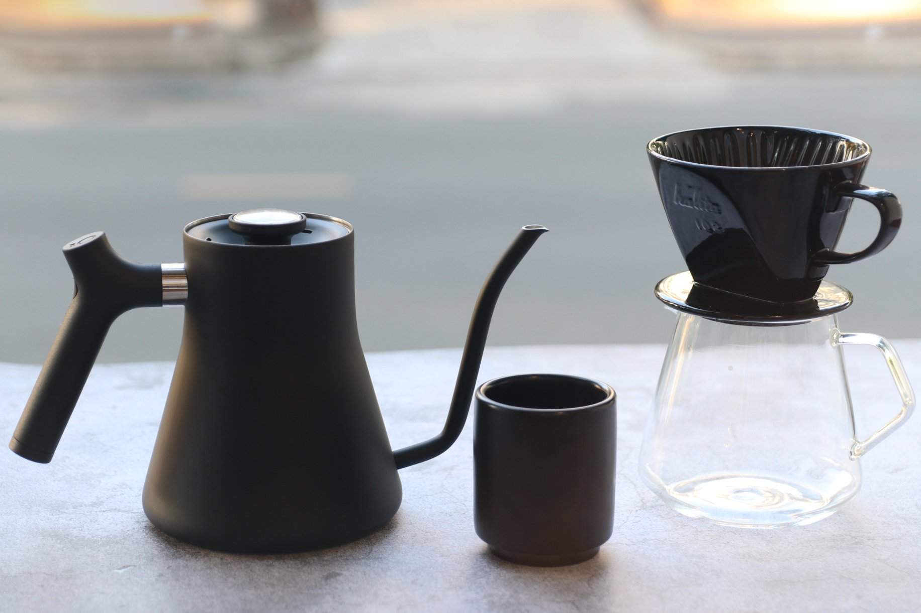 Ấm Rót Nước Pha Cà Phê Fellow Stagg Pour-Over Kettle - Dung Tích 1.0L | Matte Black | Hàng Chính Hãng