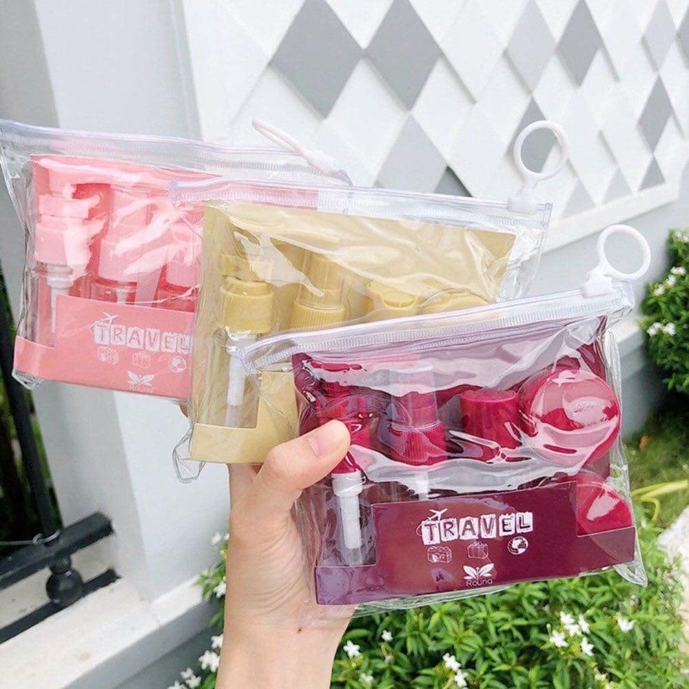 Bộ chiết mỹ phẩm du lịch 5 món cao cấp