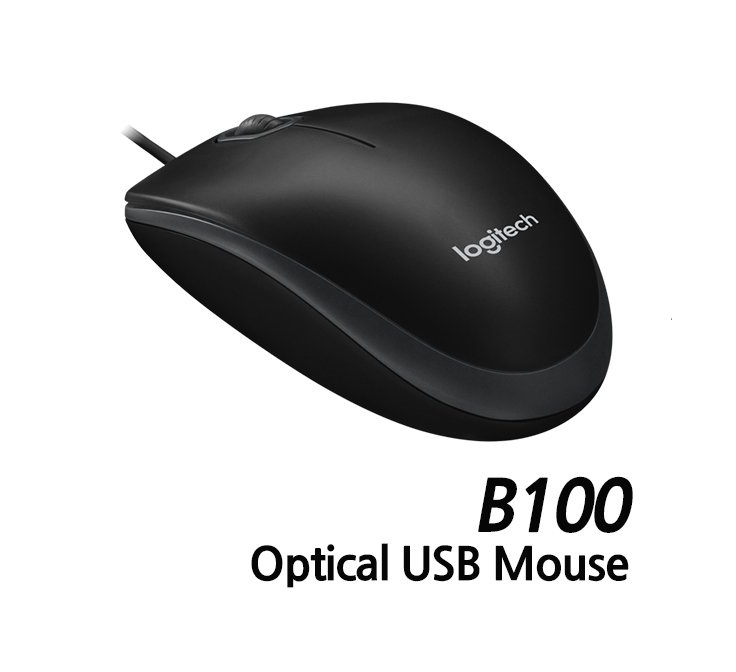 Chuột quang có dây Logitech B100