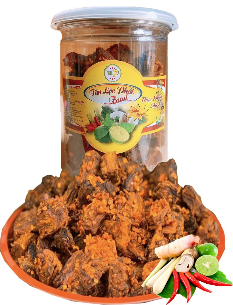 KHÔ BÒ DẠNG CỤC HŨ 250G