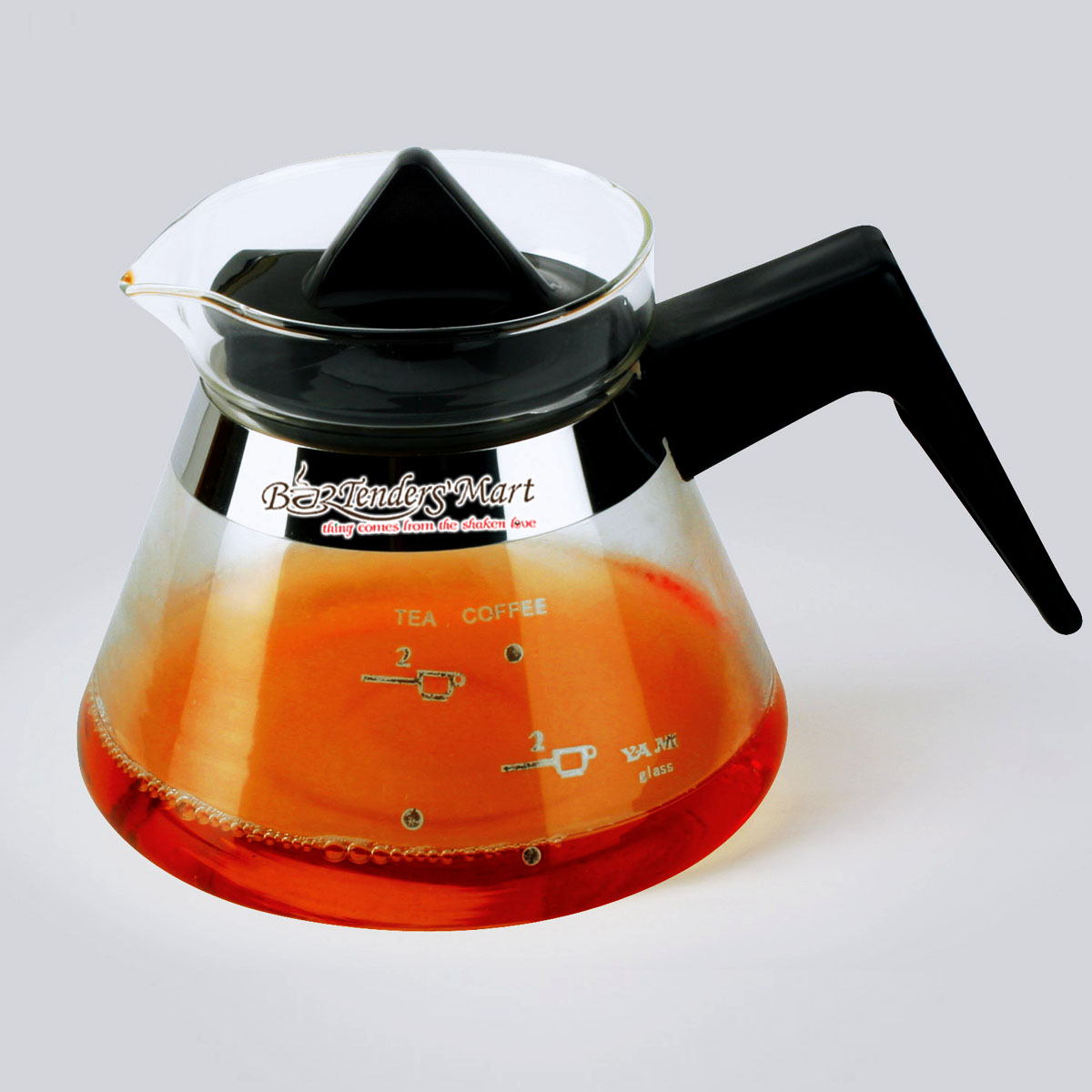 Bình coffee glass jug yami màu đen 500cc