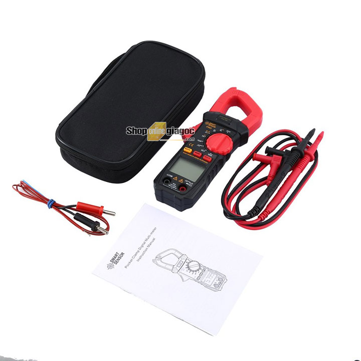 [TẶNG KÈM PIN] - Ampe kìm AC Smart Sensor ST821