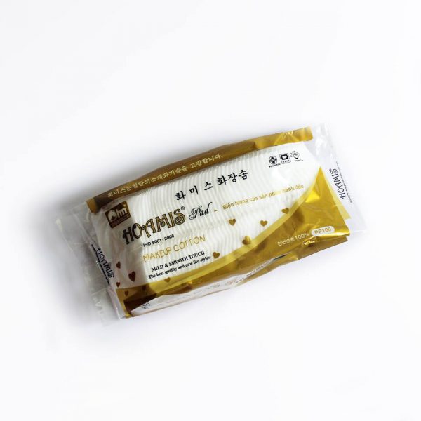 Bông Tẩy Trang Hoamis PP 100 (100 miếng)