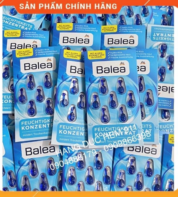 Tinh chất dưỡng da Balea 7 viên nang
