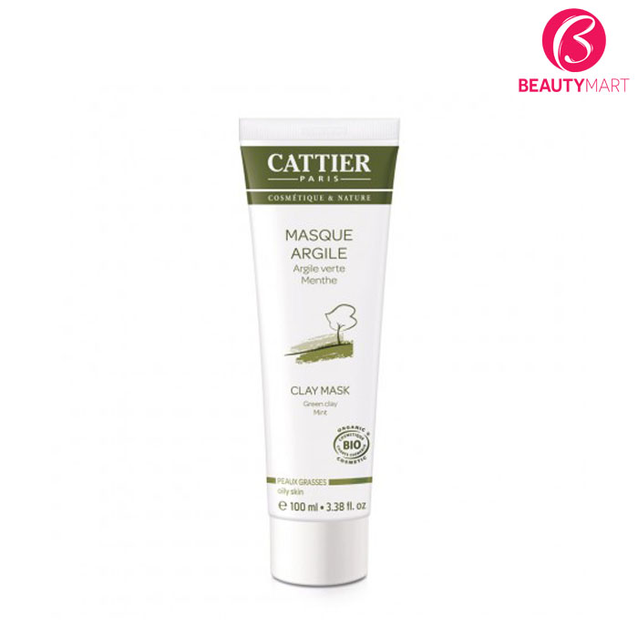 Mặt nạ đất sét Cattier Green Clay Mask cho da dầu