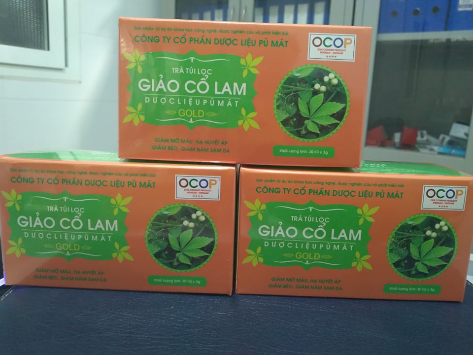 COMBO 3 HỘP TRÀ TÚI LỌC GIẢO CỔ LAM