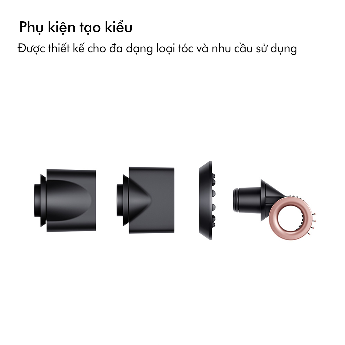 Máy sấy tóc Dyson Supersonic™ HD15 (Blue/Blush) với đầu Flyaway Smoother
