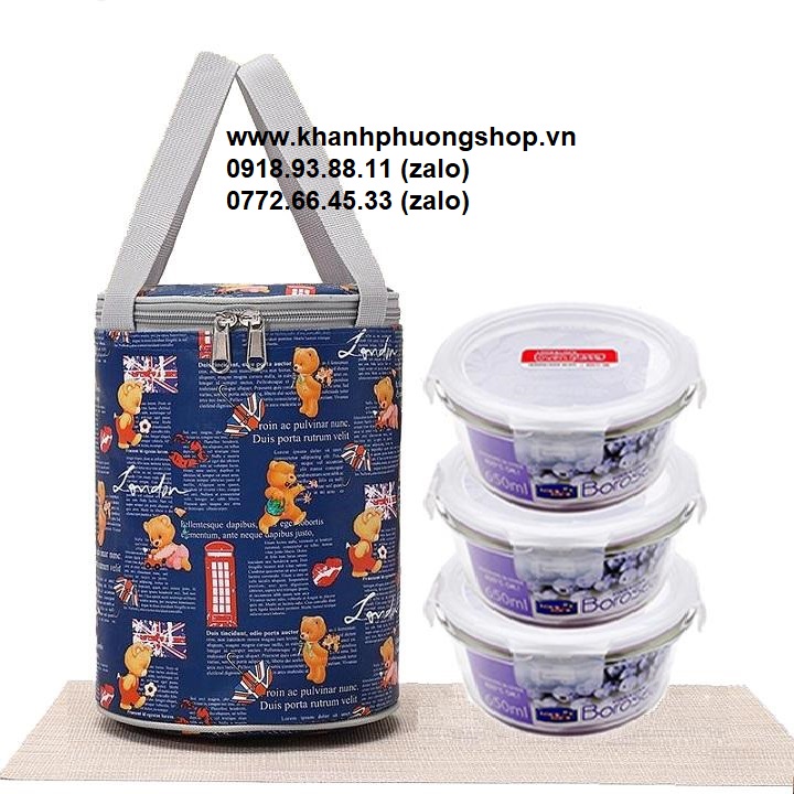 [HCM]hộp cơm thủy tinh lock&lock - hộp cơm thủy tinh