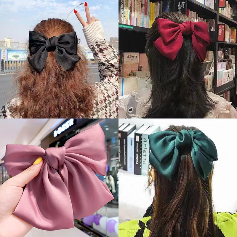 Dây buộc tóc nơ lớn nữ tính Hàn Quốc