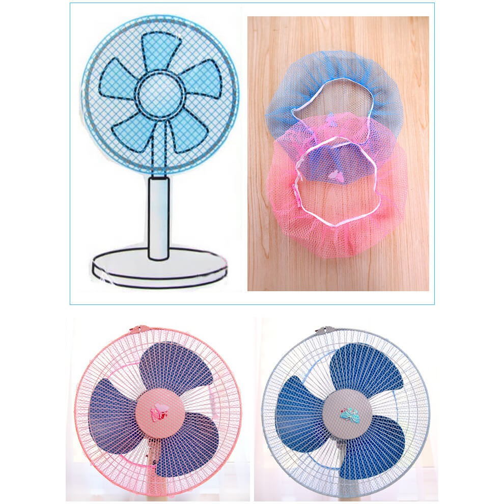 (Đơn 29K Freeship 15K) Lưới Bọc Lồng Quạt An Toàn Cho Bé (Đường Kính 30_35cm) NAM3