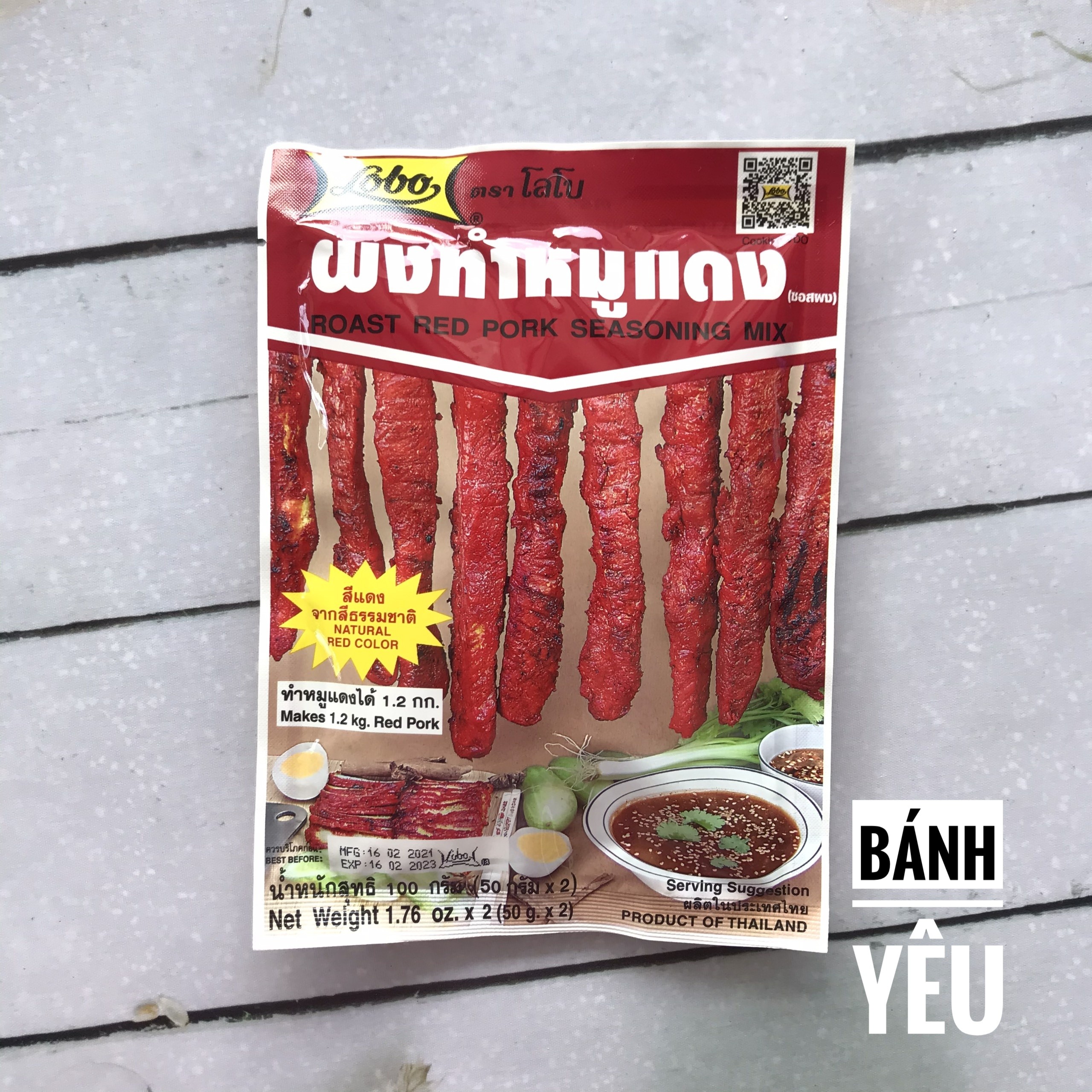 Gia vị làm xá xíu Thái Lan Lobo