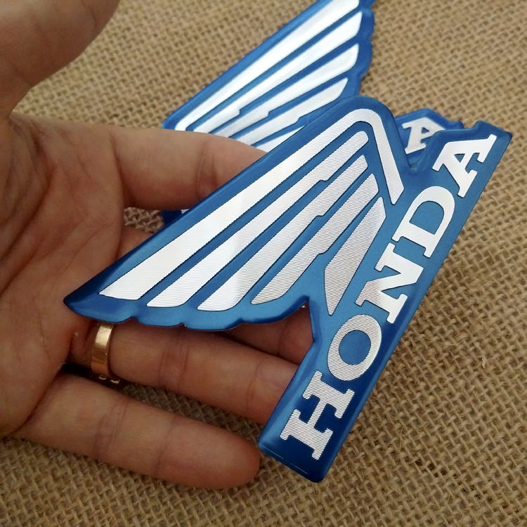 Bộ 2 tem Cánh chim HONDA CNC Nhôm