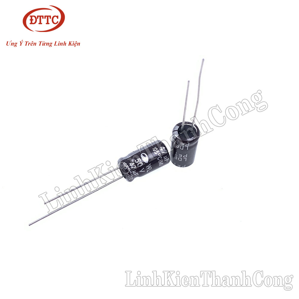 Bộ 2 Chiếc Tụ Hóa SAMWHA 47uF 50V (6x12mm)