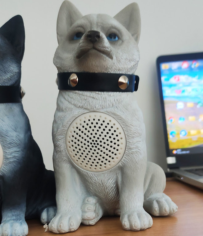 Loa Bluetooth Hình Con Chó Husky M242 Chống Nước Âm Siêu Trầm