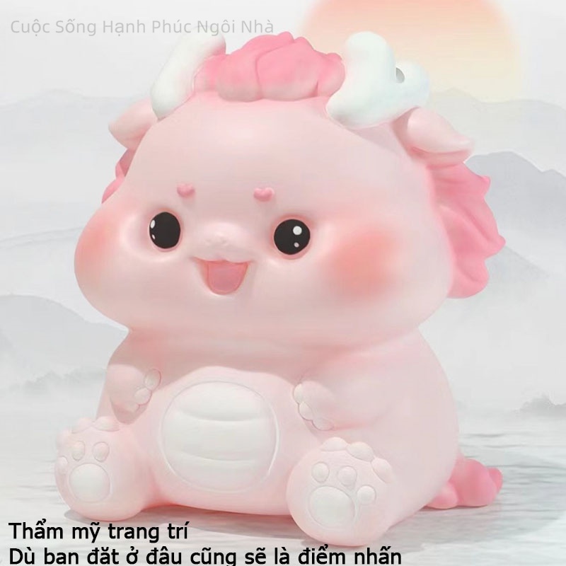 Ống heo tiết kiệm, heo nhựa tiết kiệm hoạt hình, rồng, thỏ, gấu dâu… chống bể cho bé tiết kiệm tiền