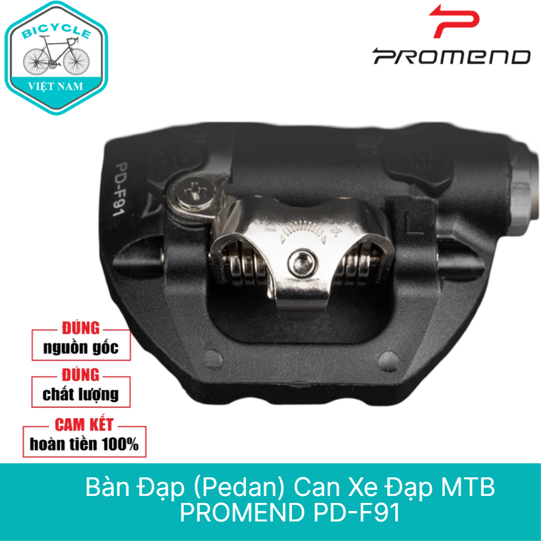 Pedan Bàn Đạp Can Xe Đạp PROMEND PD F91 – 2 Chế Độ SPD & Phẳng