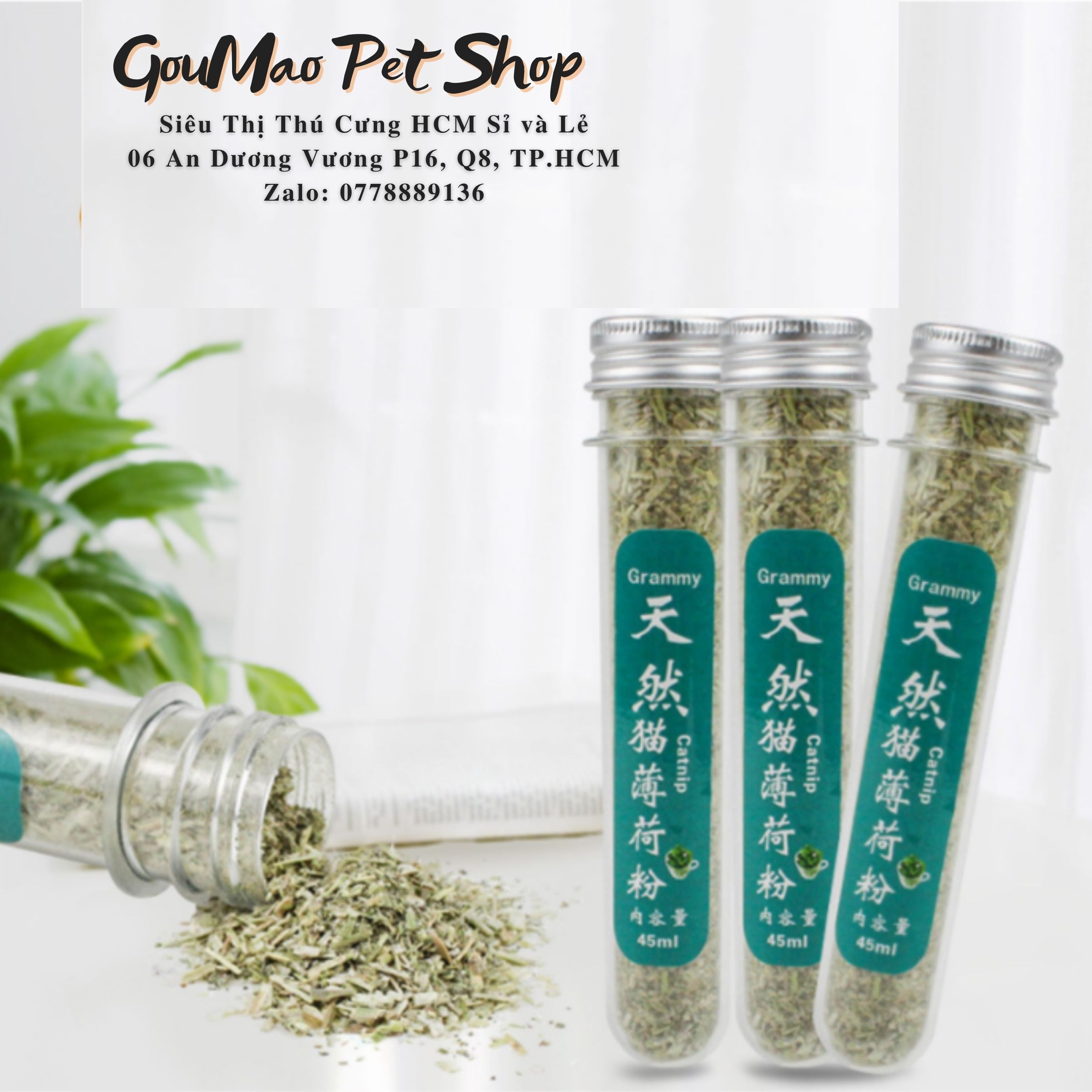 [HCM]Cat Mint / Cattrip / cỏ dành cho mèo