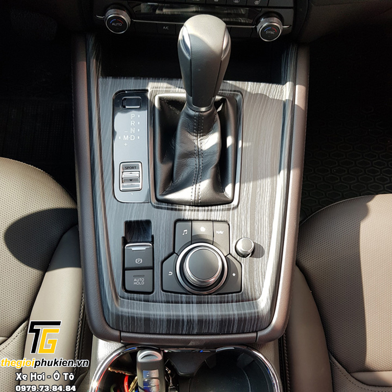 Ốp nội thất vân gỗ Mazda CX8, CX-8 Cao cấp