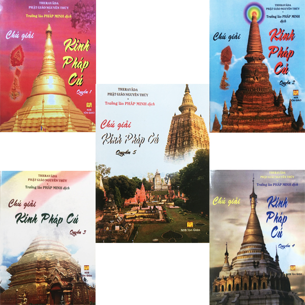 Chú giải kinh pháp cú - trọn bộ 5 cuốn