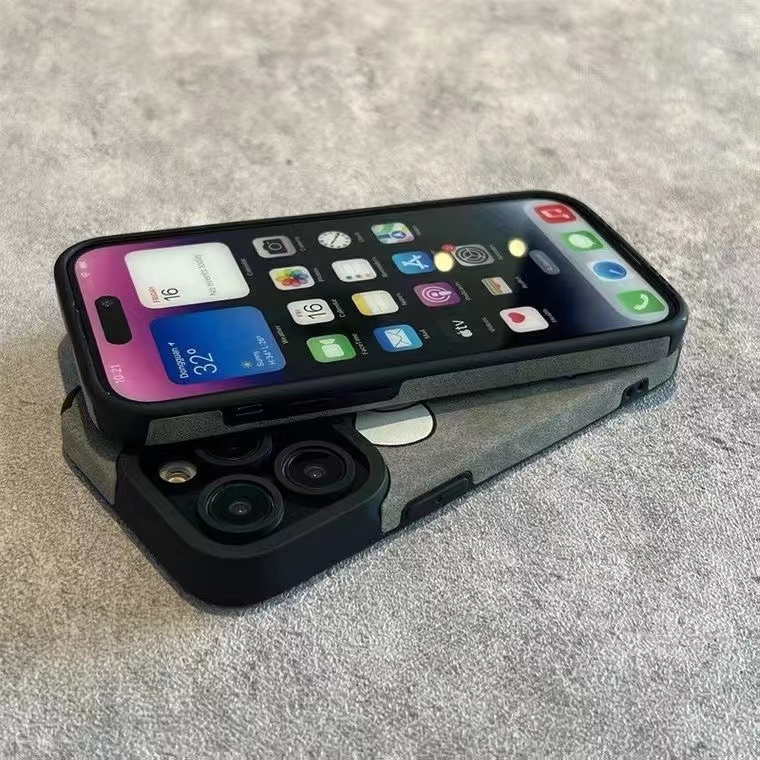 Ốp lưng điẹn thoại chống rơi hàng mới gấu bạo lực cho iphone 15 14 13 12 11 pro max