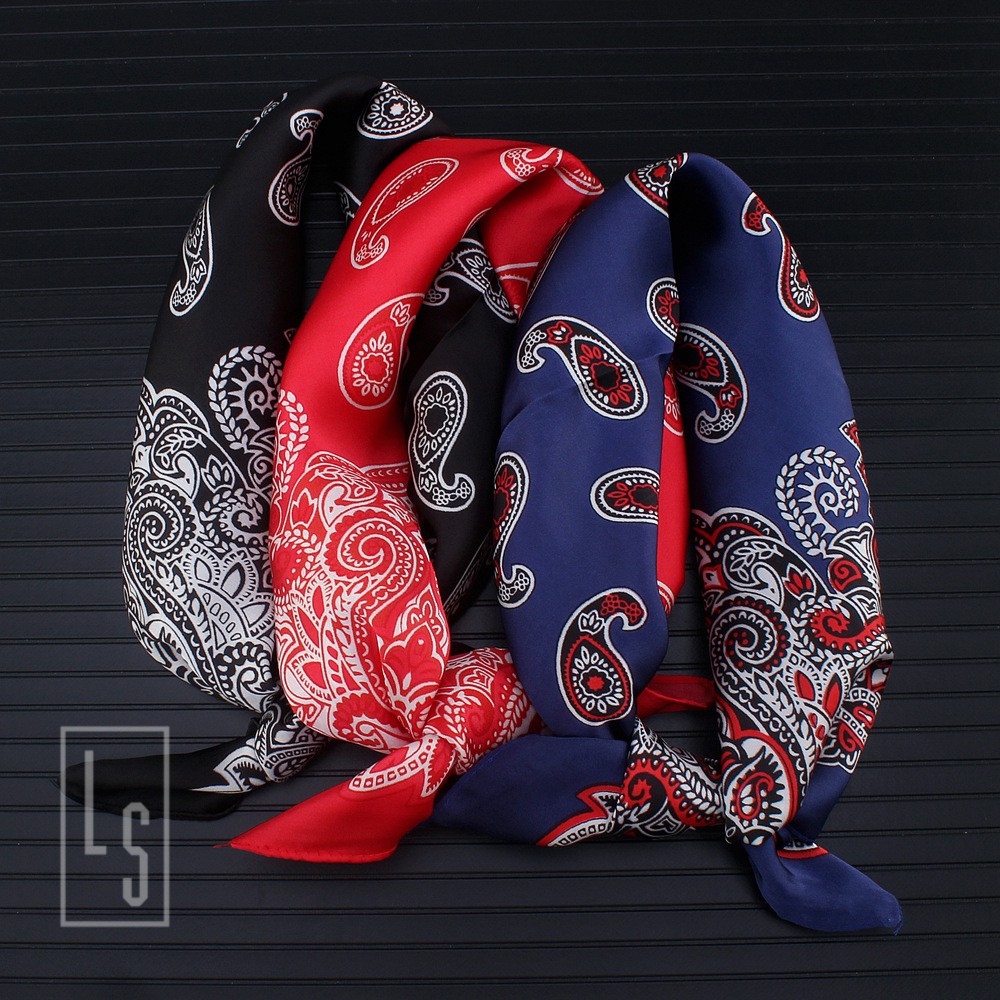 Khăn bandana lụa cao cấp - Sẵn hàng